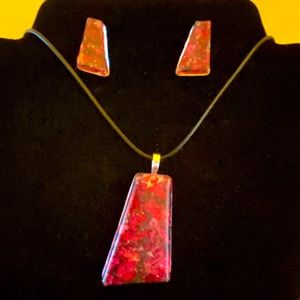 Trapezoid Handmade Necklace